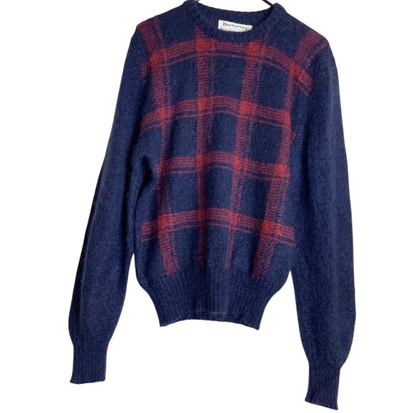 Burberrys vintage sweater 75% Mohair  women men  38 ch 25 long - Picture 1 of 7